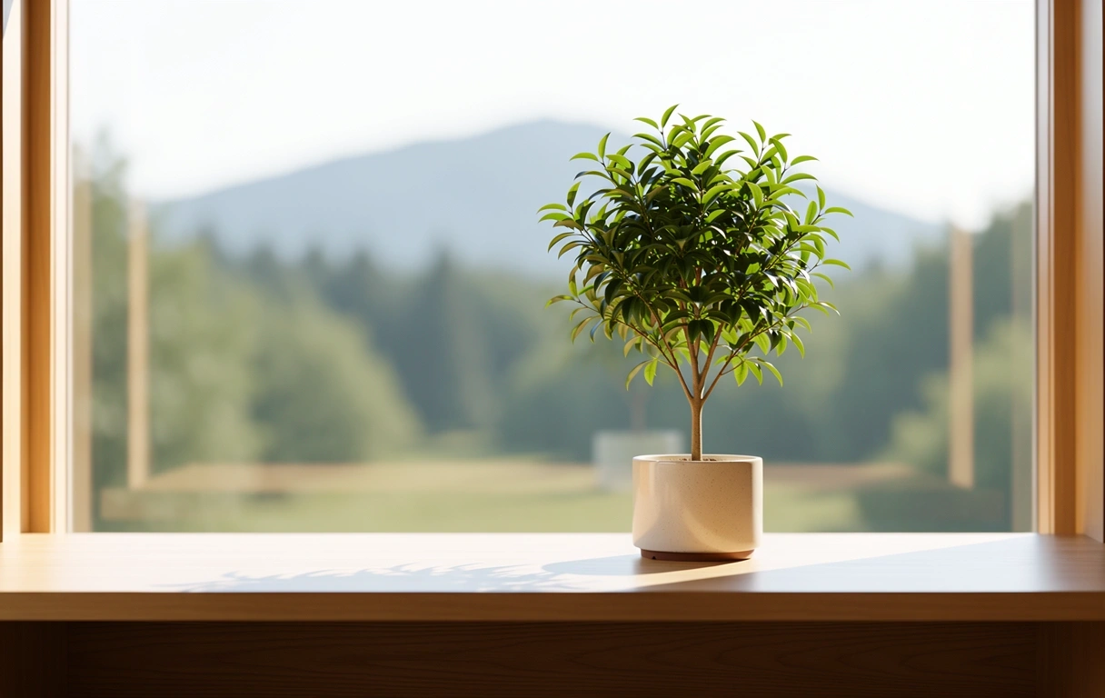 Zen inspired balance and space